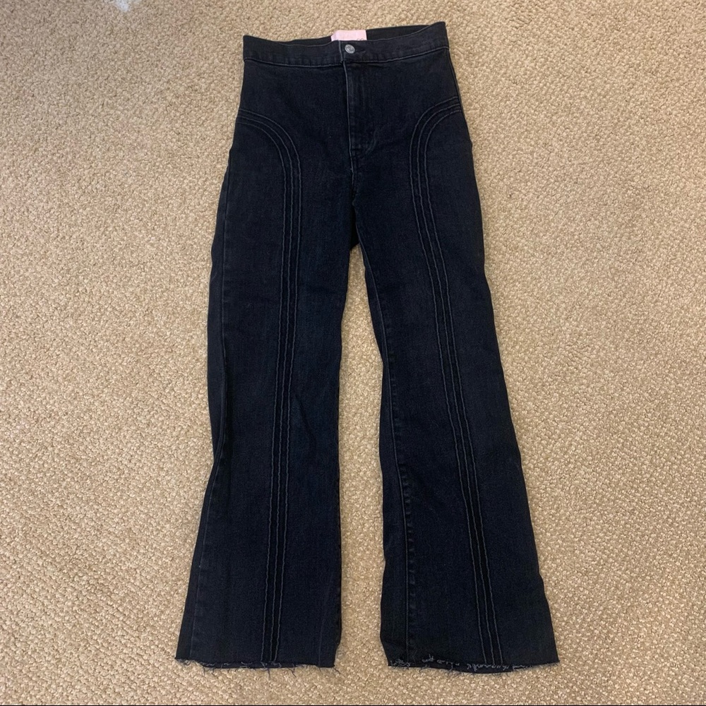 Revive Denim Black Boot Cut Jeans Size 27